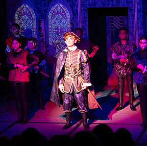 Seventh Grade performs Romeo and Juliet on stage