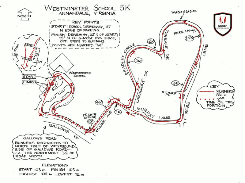 Official 5K Map